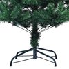vidaXL Sapin de No&euml;l artificiel pr&eacute;-&eacute;clair&eacute; Vert 180 cm PVC et m&eacute;tal