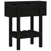 vidaXL Jardini&egrave;re noir 62x30x69 cm bois massif de pin