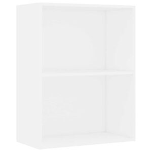 vidaXL Biblioth&egrave;que blanc 60x30x76,5 cm bois d'ing&eacute;nierie