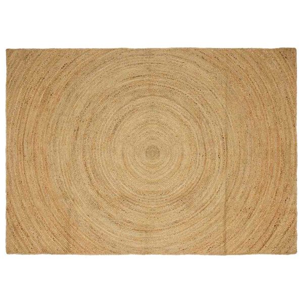 vidaXL Tapis de surface Rectangulaire Marron 160 x 230 cm Jute