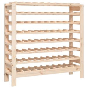 vidaXL Casier &agrave; vin 109,5x30x107,5 cm Bois de pin massif