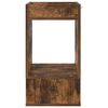 vidaXL Table d'appoint Ch&ecirc;ne fum&eacute; 30 x 30 x 56 cm Bois d'ing&eacute;nierie