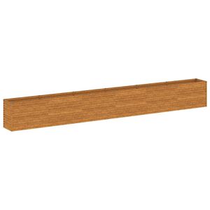 vidaXL Jardini&egrave;re sur&eacute;lev&eacute;e 578 x 50 x 69 cm Acier Corten