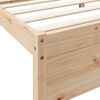 vidaXL Lit biblioth&egrave;que sans matelas 90x190 cm bois de pin massif