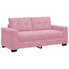 vidaXL Canap&eacute; deux places rose 180x77x82 cm velours