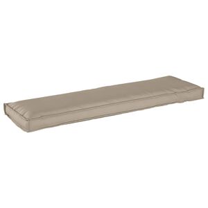 vidaXL Coussin Taupe 140 x 40 x 8 cm Tissu Oxford