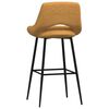 vidaXL Tabourets de bar lot de 2 marron velours