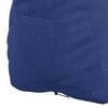 vidaXL Coussin de Dos Bleu police 45 x 20 x 35 cm