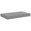 vidaXL &Eacute;tag&egrave;re murale flottante gris 40x23x3,8 cm MDF
