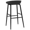 vidaXL Ensemble de bar 7 pcs Noir