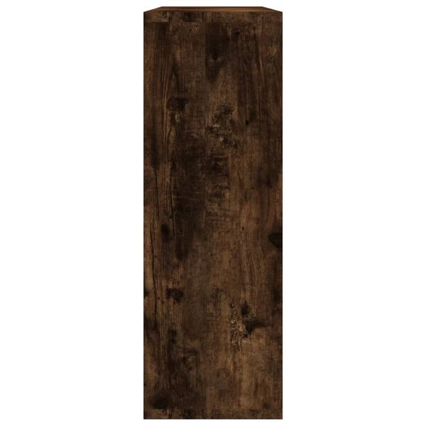 vidaXL Étagère murale chêne fumé 104x20x58,5 cm bois d'ingénierie