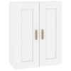 vidaXL Armoire murale blanc 69,5x32,5x90 cm bois d'ing&eacute;nierie