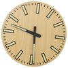 vidaXL Horloge murale avec aiguilles lumineuses jaune &Oslash;30 cm