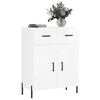 vidaXL Buffet Blanc brillant 69,5x34x90 cm Bois d'ing&eacute;nierie