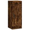 vidaXL Armoire murale ch&ecirc;ne fum&eacute; 34,5x34x90 cm bois d'ing&eacute;nierie