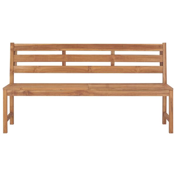 vidaXL Banc de jardin 170 cm Bois de teck solide