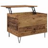 vidaXL Table basse Bois Ancien 60 x 44,5 x 45 cm Bois d'ing&eacute;nierie