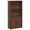 vidaXL Biblioth&egrave;que ch&ecirc;ne marron 60x24x120 cm bois d'ing&eacute;nierie