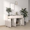 vidaXL Buffet MOLDE Blanc 113x40x80 cm Bois massif de pin