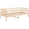 vidaXL Lit de jour sans matelas bois de pin massif 90x190 cm