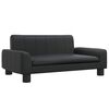 vidaXL Canap&eacute; pour enfants noir 70x45x30 cm similicuir