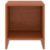 vidaXL Tables de chevet 2pcs Marron miel 35x30x40cm Bois de pin massif