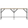 vidaXL Table console ch&ecirc;ne sonoma 180x29x75 cm bois d'ing&eacute;nierie