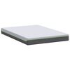 vidaXL Matelas Blanc et Gris 140 x 190 cm Tissu jacquard