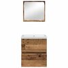 vidaXL Ensemble de mobilier de salle de bain avec tiroir 2 pcs