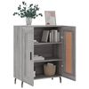 vidaXL Buffet sonoma gris 69,5x34x90 cm bois d'ing&eacute;nierie