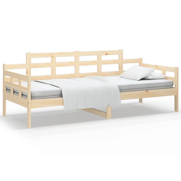 vidaXL Lit de jour sans matelas bois de pin massif 80x200 cm