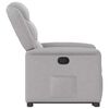 vidaXL Fauteuil inclinable gris nuage tissu
