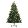 vidaXL Arbre de No&euml;l artificiel en silicone flexible 300 LEDs 180 cm