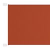 vidaXL Auvent vertical Terre cuite 60x800 cm Tissu oxford