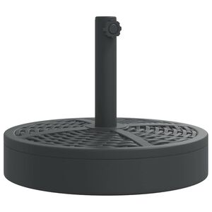 vidaXL Base de parasol pour m&acirc;ts &Oslash;38 / 48 mm 25 kg rond