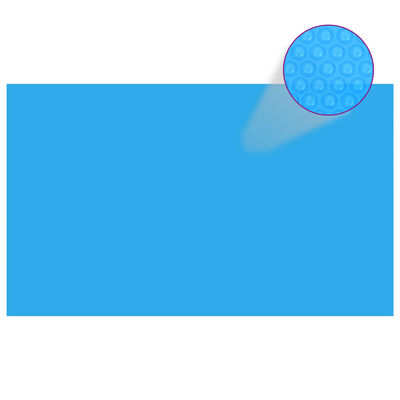 vidaXL Couverture de piscine rectangulaire 500x300 cm PE Bleu