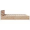 vidaXL Cadre de lit sans matelas 180x200 cm bois massif de pin