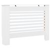 vidaXL Cache-radiateurs 2 pcs Blanc 112x19x81,5 cm MDF