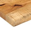 vidaXL Dessus de table 160x20x3,8cm bord vif bois massif manguier brut