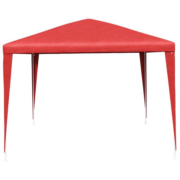 vidaXL Tente de f&ecirc;te Rouge 400 x 300 x 255 cm PE et acier