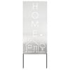 vidaXL &Eacute;cran de confidentialit&eacute; de jardin Fretwork Argent&eacute; 50 x 140 cm
