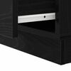 vidaXL Cabinet de chevet 2 pcs Ch&ecirc;ne noir 50 x 34,5 x 50 cm.