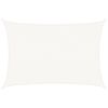 vidaXL Voile d'ombrage 160 g/m&sup2; Blanc 5x6 m PEHD