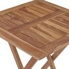 vidaXL Ensemble &agrave; manger de jardin 3 pcs Bois de teck massif