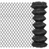 vidaXL Cl&ocirc;ture &agrave; mailles Acier 25 x 1 m Gris