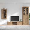 vidaXL Ensemble meuble TV FLORIN Ch&ecirc;ne artisanal Bois d'ing&eacute;nierie