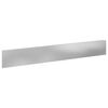 vidaXL Bordure de Pelouse 10 pcs 100 x 15 cm Acier Argent&eacute;