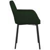 vidaXL Chaises à manger lot de 2 Vert foncé Velours