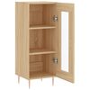 vidaXL Buffet Chêne sonoma 34,5x34x90 cm Bois d'ingénierie