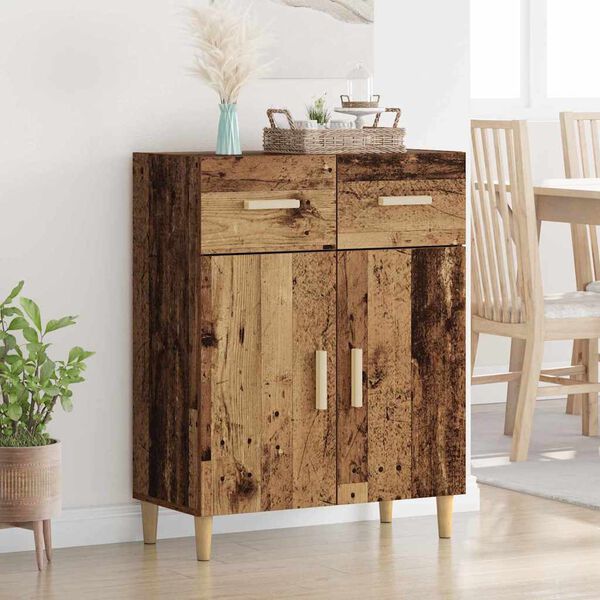 vidaXL Buffet Bois ancien 34 x 69,5 x 89 cm Bois d'ing&eacute;nierie